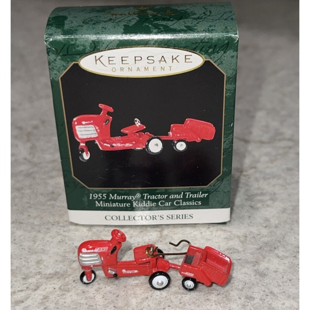 Hallmark Keepsake Ornament Miniature Mini Murray Tractor and Trailer Kiddie Car